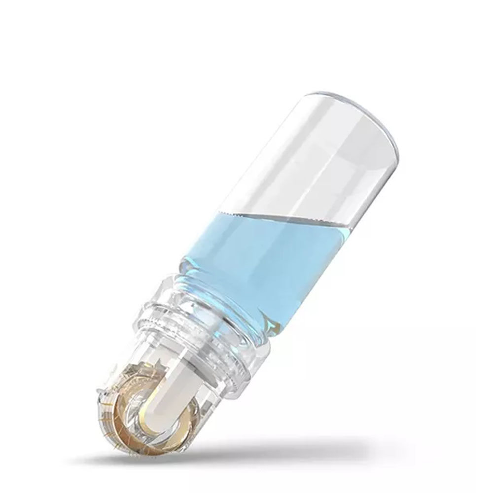 Derma Roller 0.25 - 1 個 64 ピンチタンマイクロニードルローラースキンケアデバイス家庭用リップフェイス眉毛頭皮血清アプリケーター