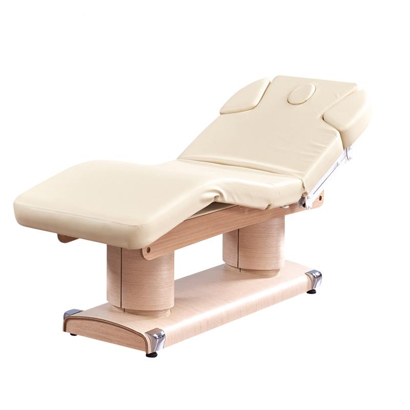 Spa Wellness In - カスタマイズカラー木目調ベース電動マッサージテーブルベッド、強力なスパウェルネスベッドによる昇降機能付き、サロン用
