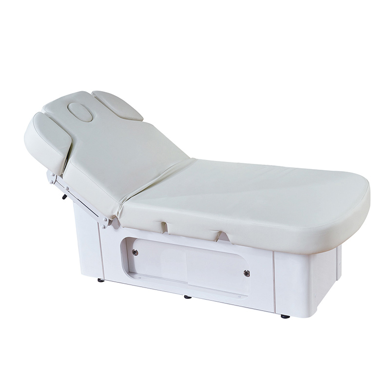 Spa Wellness In - 多機能電動マッサージベッド 大型収納引き出し付き 純白サーマルスパ ウェルネステーブル サロン用