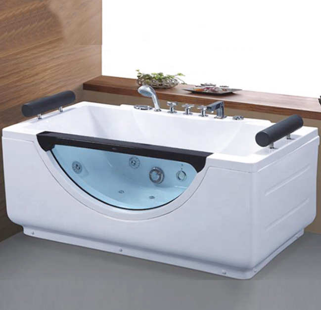 Spa Wellness In - 全天候型人気デザイン4人用屋外プロ仕様マッサージスパ浴槽大型ハイドロバスタブ、家族の庭での健康とリラックスに