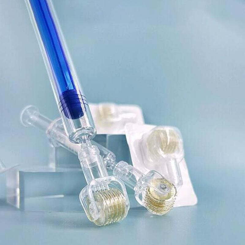 Derma Roller 0.25 - 0.25mmダーママイクロニードルスタンプローラー美容ツール、顔、頭皮、髪、ひげの成長ケア用