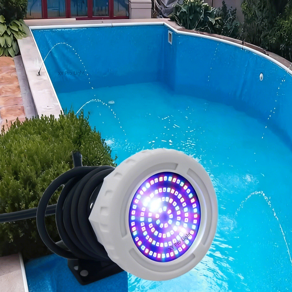 RGB LED水中照明 AC12V IP68防水 15W L - Xy Spa & Wellness のレビューと価格