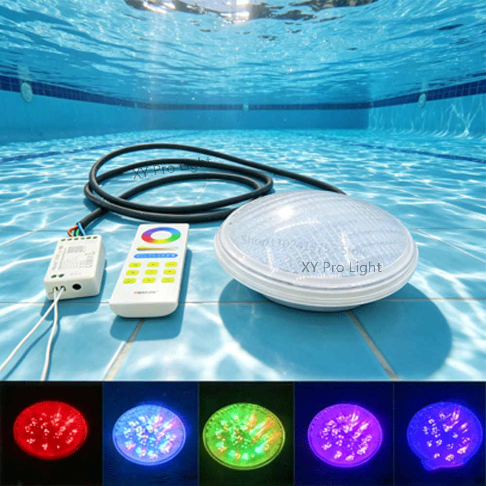45W RGB水中ライト 36W 54W噴水池ランプ IP6 - Xy Spa & Wellness のレビューと価格