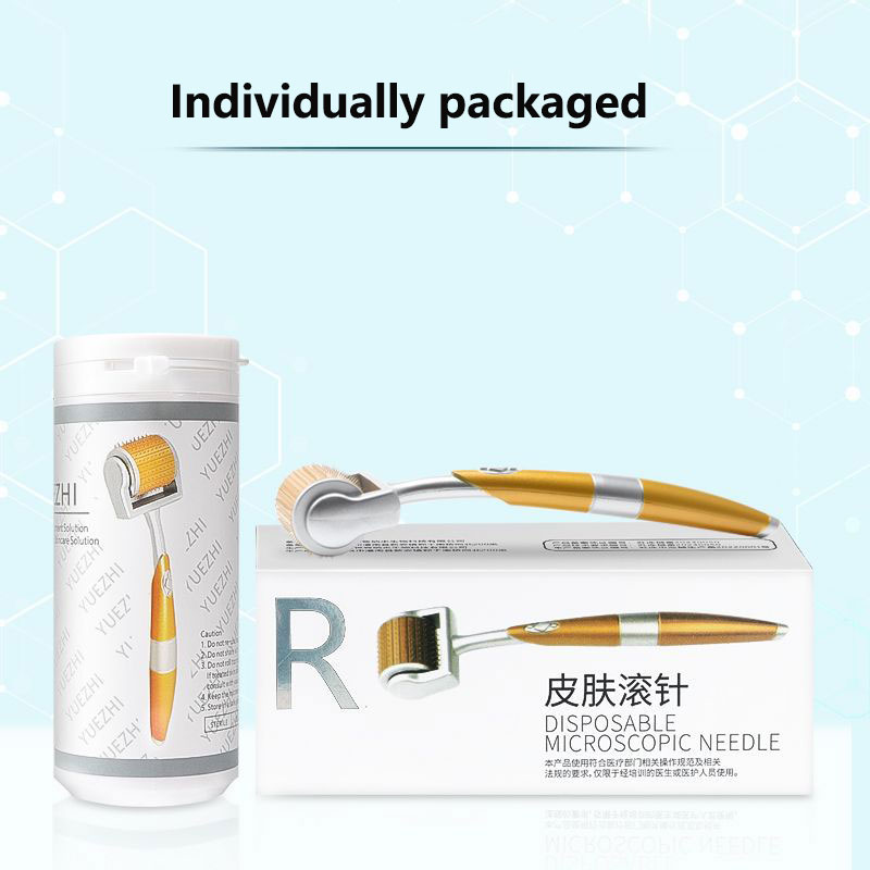192本のチタン製ニードルを使用した、顔と体の毛の成長促進用 - Derma Roller 0.25 のレビューと価格