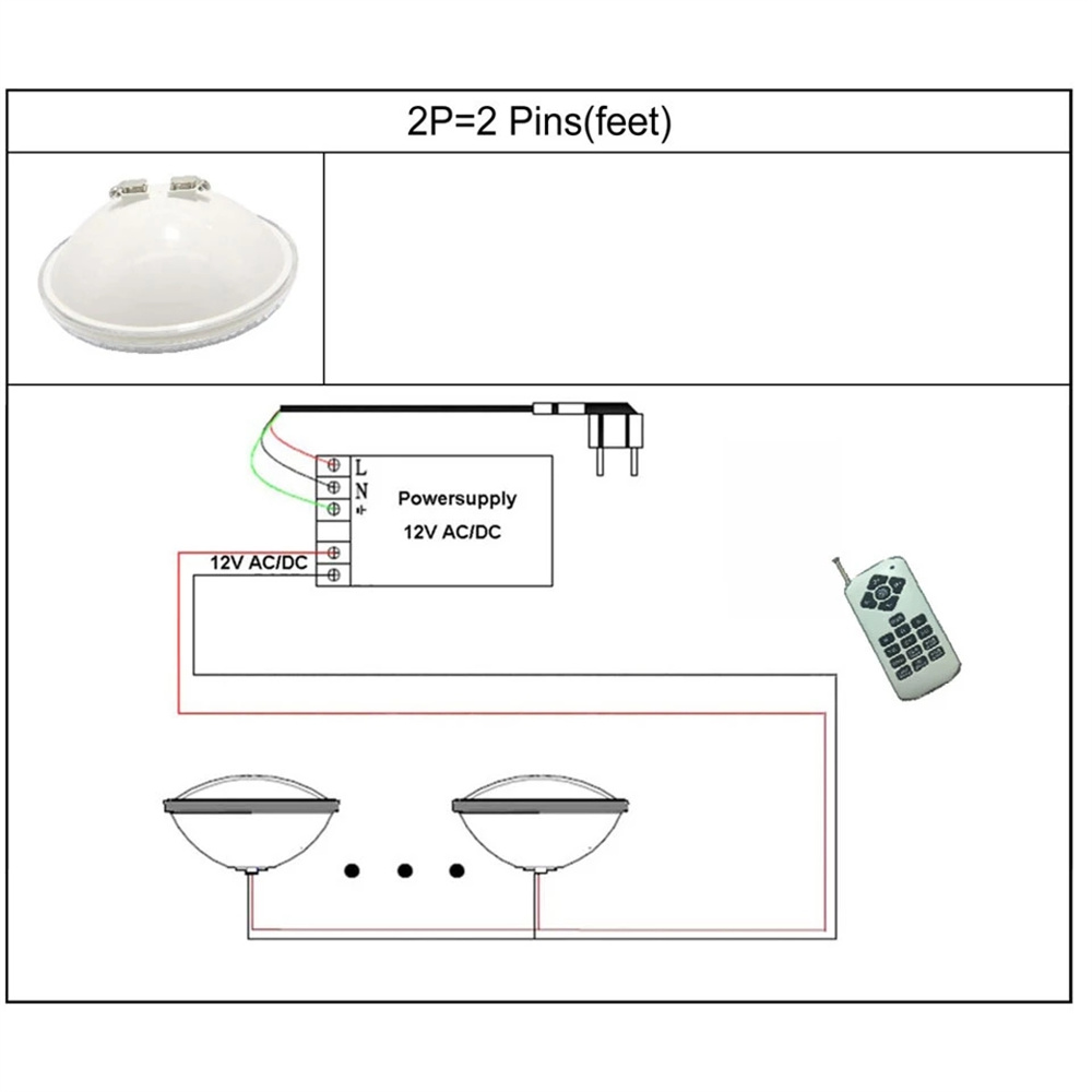12W PAR56 RGB LED水中ライト 6W 15W  - Xy Spa & Wellness のレビューと価格